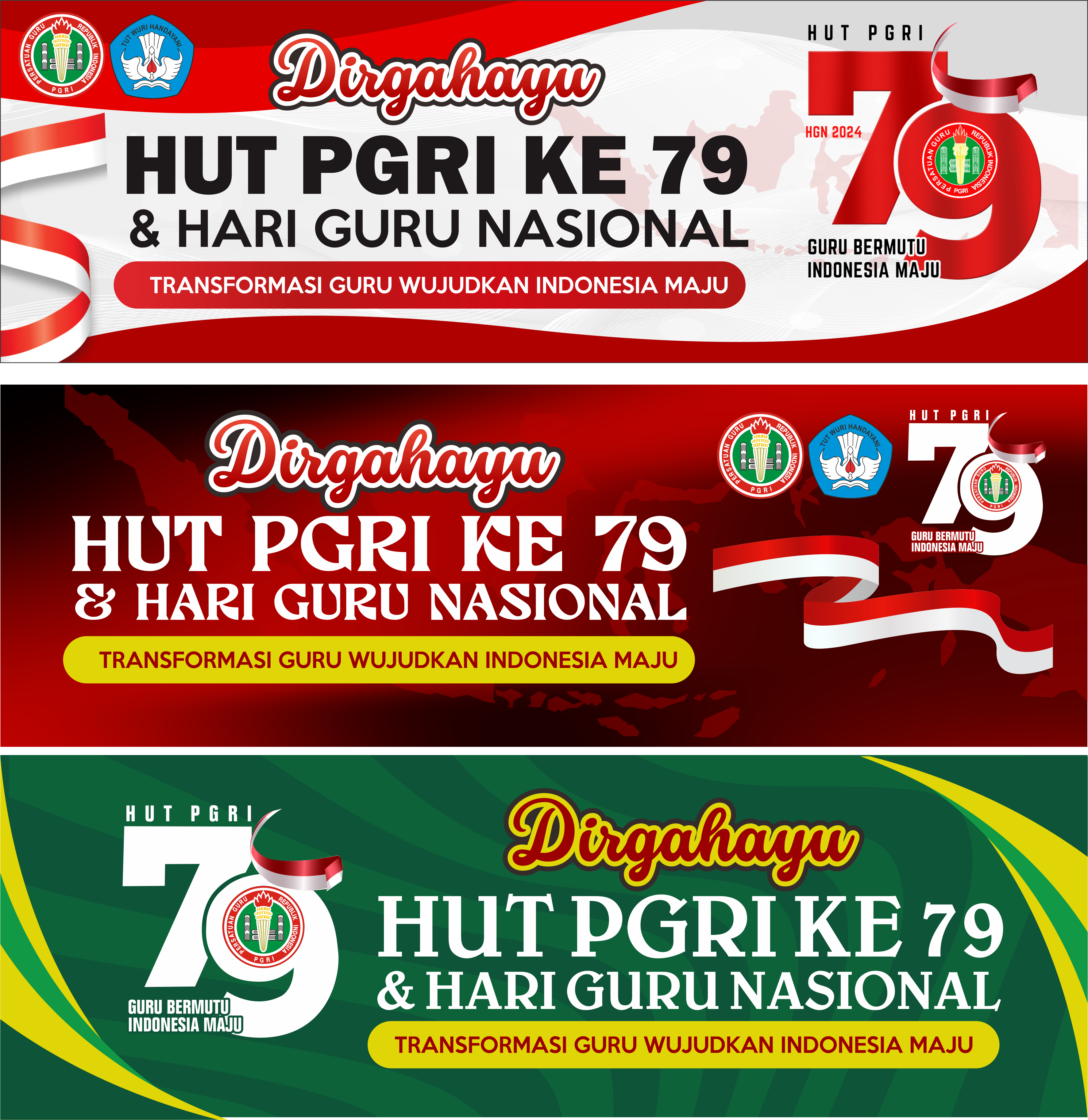 SPANDUK HUT PGRI HARI GURU SPANDUK HUT PGRI HARI GURU