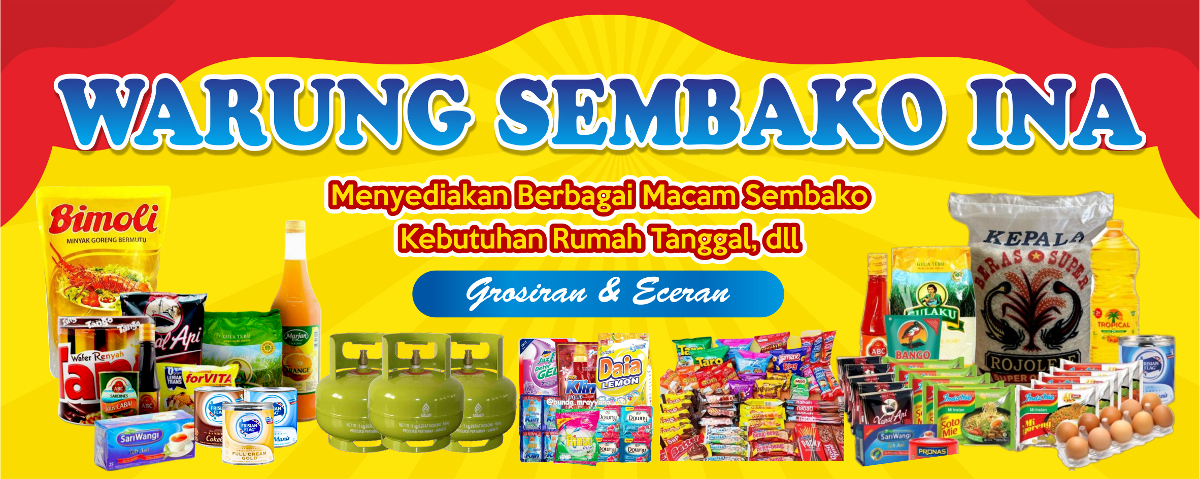 SPANDUK WARUNG SEMBAKO SPANDUK WARUNG SEMBAKO