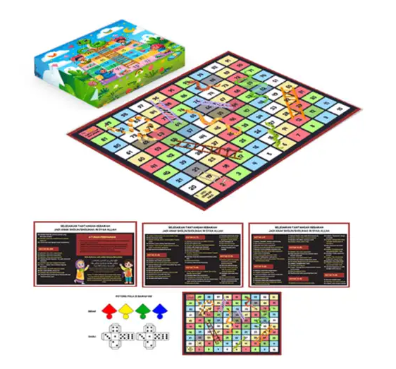 Papan Ular Tangga Papan Ular Tangga